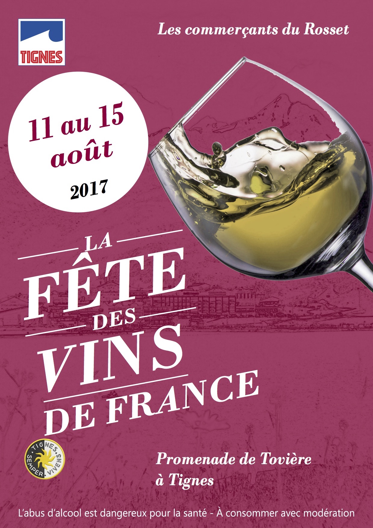 Affiche fete des vins 2017