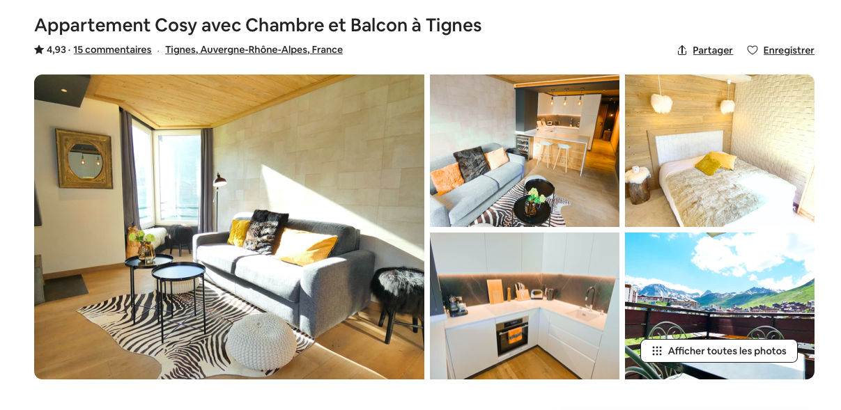 Airbnb Tignes